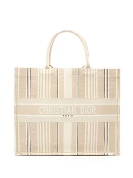 Christian Dior Pre-Owned: Бежевая сумка-шоппер 
