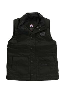 Canada Goose: Чёрный жилет  Freestyle Crew