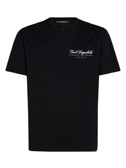Karl Lagerfeld: Чёрная футболка  Karl