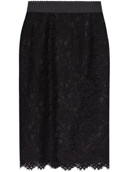 Dolce & Gabbana: Кружевная юбка 