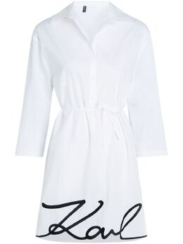 Karl Lagerfeld: Прозрачное платье  Signature