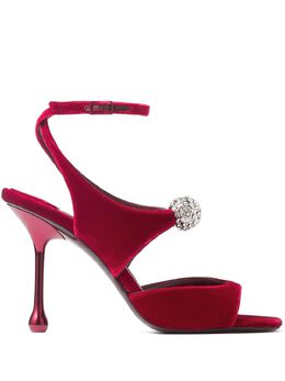 Jimmy Choo: Красные сандалии 