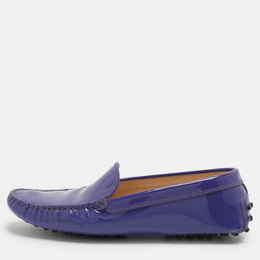 Tod's: Фиолетовые мокасины 