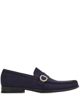 Ferragamo: Синие туфли  Gancini