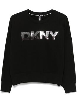 DKNY: Чёрный свитшот 
