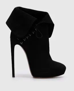 Alaia: Чёрные ботинки 
