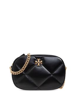 Tory Burch: Чёрная сумка через плечо  Kira