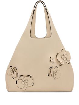 Oscar de la Renta: Белая сумка-шоппер 