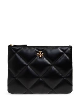 Tory Burch: Чёрный клатч  Kira