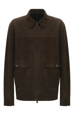 Brioni: Кожаная куртка 