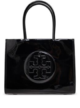 Tory Burch: Чёрная сумка-шоппер  Ella
