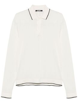 Jacquemus: Белое поло 