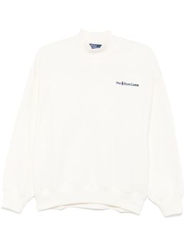 Polo Ralph Lauren: Белый свитшот 