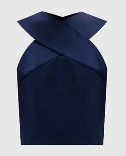 Balmain: Синий топ 