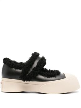 Marni: Чёрные кроссовки 