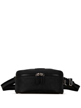 Gucci Pre-Owned: Чёрная поясная сумка 