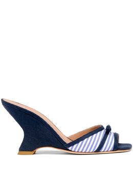 Malone Souliers: Синие сандалии 