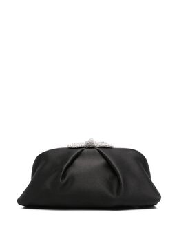 Aquazzura: Чёрный клатч  Bow Tie