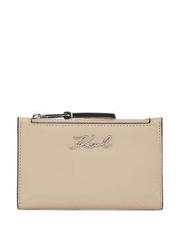 Karl Lagerfeld: Бежевый кошелёк  Signature