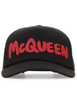 Alexander McQueen: Кепка с принтом 