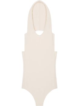 Courrèges: Бежевый боди 