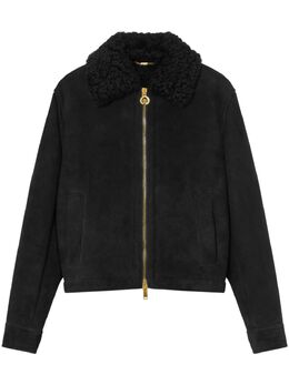 Versace: Чёрная куртка 
