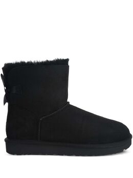 UGG: Чёрные ботинки  Bailey Bow II