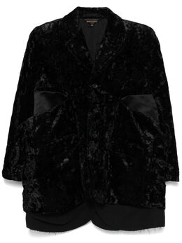 Comme Des Garçons: Бархатный жакет 
