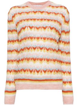 Maison Kitsuné: Розовый свитер 