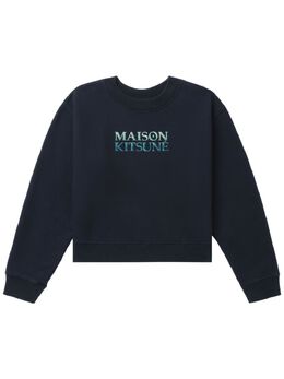 Maison Kitsuné: Синий свитшот 