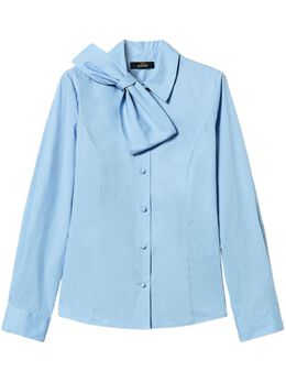 TWINSET: Рубашка с бантом 