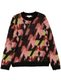 Maison Kitsuné: Многоцветный свитер 