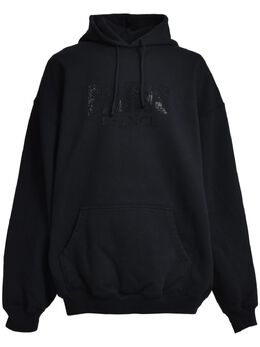 VETEMENTS: Чёрная толстовка 