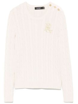 Lauren Ralph Lauren: Белый свитер 