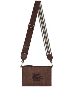 ETRO: Коричневая сумка  Pegaso