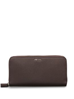 Prada: Коричневый кошелёк 