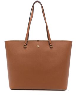 Lauren Ralph Lauren: Коричневая сумка-шоппер 