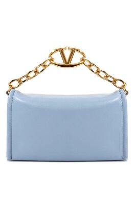 Valentino: Голубой клатч  VLogo