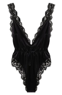 Dolce & Gabbana: Чёрный боди 