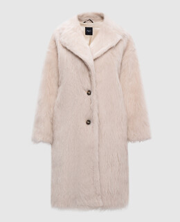 Max Mara Weekend: Бежевое пальто 