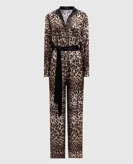 Dolce&Gabbana: Коричневый комбинезон 