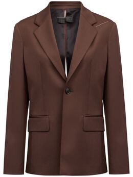 MM6 Maison Margiela: Коричневый жакет 