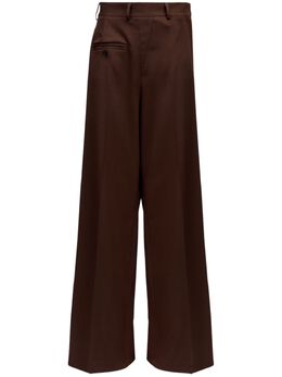 MM6 Maison Margiela: Коричневые брюки 
