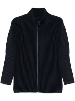 Homme Plissé Issey Miyake: Синяя куртка 