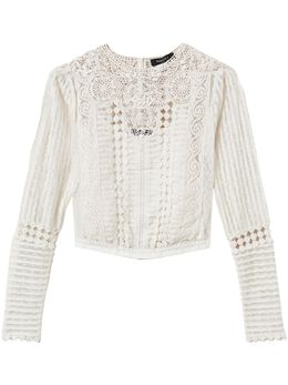 TWINSET: Бежевая блуза 