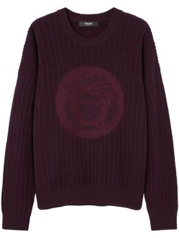Versace: Трикотажный свитер  Medusa