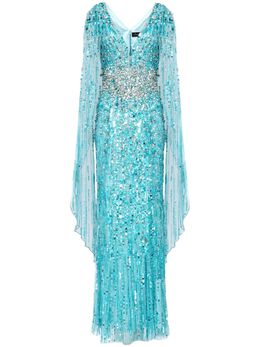 Jenny Packham: Голубое платье 