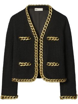 Tory Burch: Чёрный кардиган  Kendra