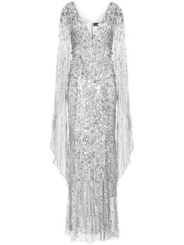 Jenny Packham: Серебристое платье 