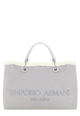 EMPORIO ARMANI: Серая сумка 